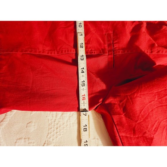 Talbots Cotton Coat size 8 Petite button closure Red - Picture 9 of 12